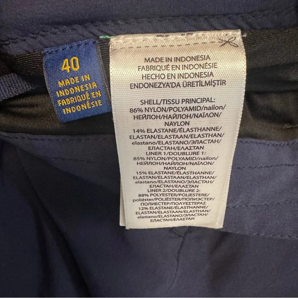 Polo Golf Ralph Lauren Navy Blue Performance Shorts Mens Sz. 40